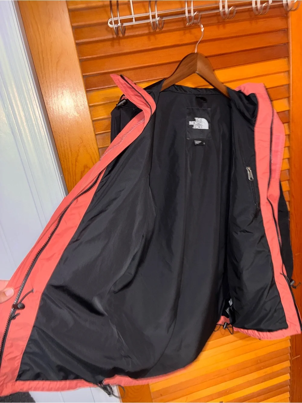 North Face Men’s K2RM DryVent Hooded Rain Jacket Colorblock Shell- size small